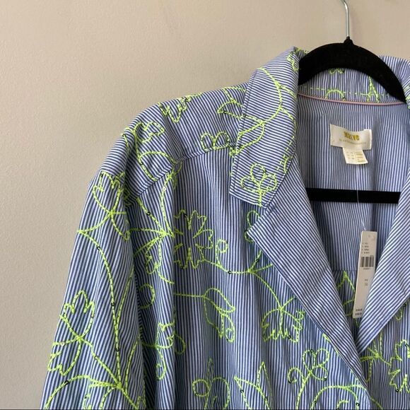 Anthro.maeve The Clarissa High-Low Buttondown Top - Picture 4 of 11